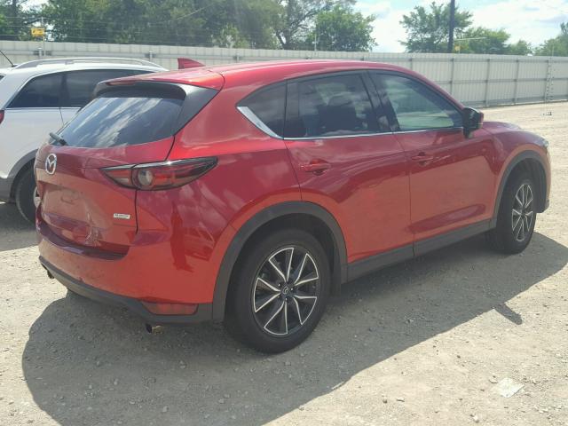 JM3KFADL5H0180452 - 2017 MAZDA CX-5 GRAND RED photo 4