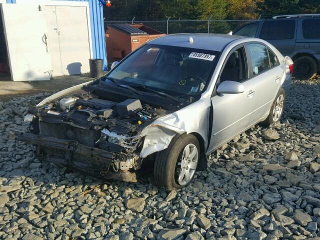 5NPET46C19H568053 - 2009 HYUNDAI SONATA GLS GRAY photo 2