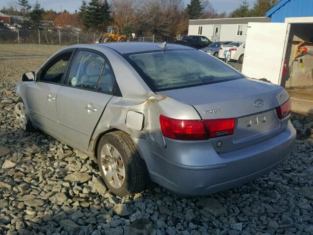 5NPET46C19H568053 - 2009 HYUNDAI SONATA GLS GRAY photo 3