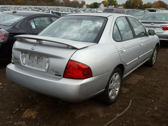 3N1CB51D26L494625 - 2006 NISSAN SENTRA GRAY photo 4