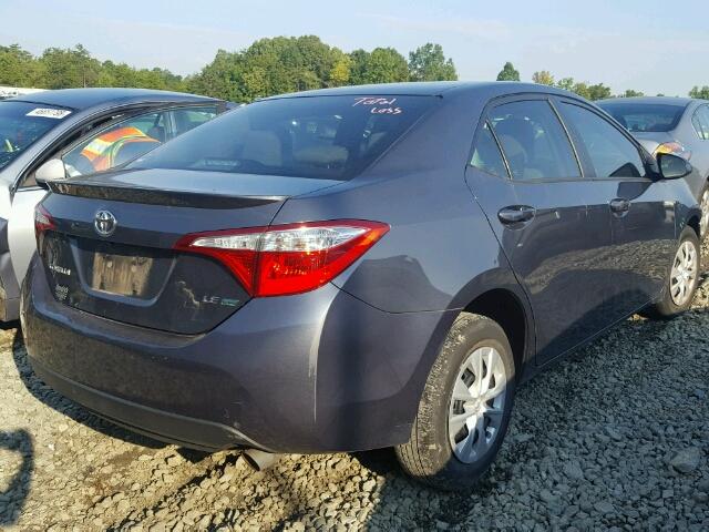2T1BPRHE5EC152247 - 2014 TOYOTA COROLLA EC 灰色 照片 4