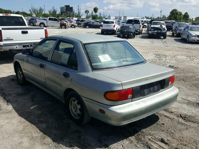 JA3AA26A4SU002129 - 1995 MITSUBISHI MIRAGE S GREEN photo 3