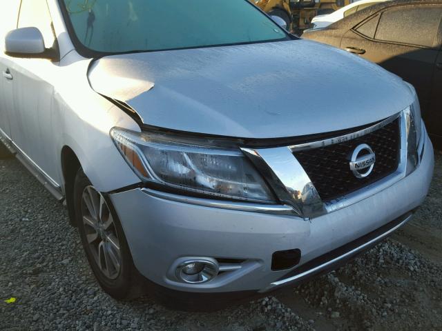 5N1AR2MM8DC612126 - 2013 NISSAN PATHFINDER SILVER photo 9
