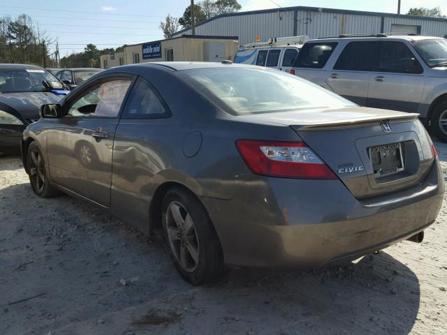 2HGFG12866H546855 - 2006 HONDA CIVIC EX GRAY photo 3