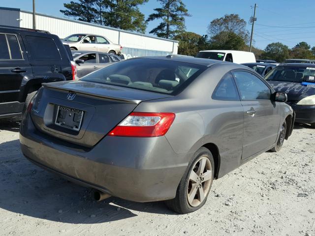 2HGFG12866H546855 - 2006 HONDA CIVIC EX GRAY photo 4