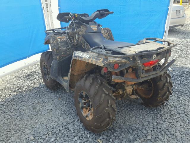 3JBLKAT48JJ000438 - 2018 CAN-AM OUTLANDER GREEN photo 3