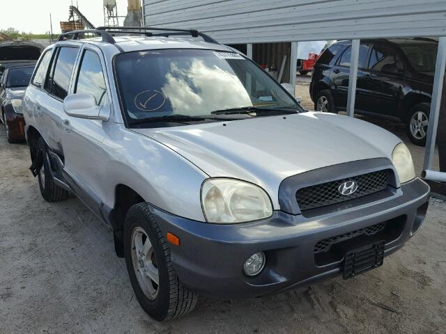 KM8SC13D23U424874 - 2003 HYUNDAI SANTA FE G SILVER photo 1