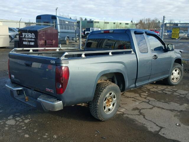 1GTCS196568250154 - 2006 GMC CANYON GRAY photo 4