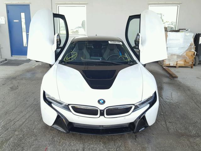 WBY2Z2C53EVX64547 - 2014 BMW I8 WHITE photo 10