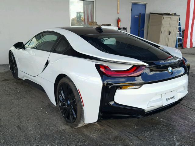 WBY2Z2C53EVX64547 - 2014 BMW I8 WHITE photo 3