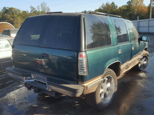 1GNEK13K9SJ426194 - 1995 CHEVROLET TAHOE K150 GREEN photo 4