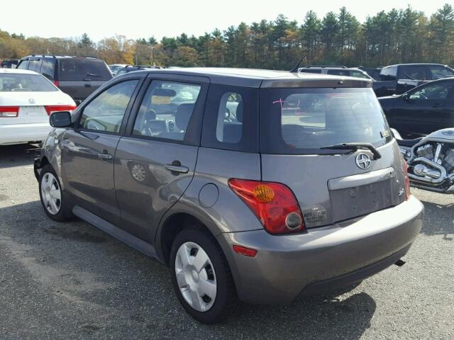 JTKKT604450091652 - 2005 TOYOTA SCION XA GRAY photo 3