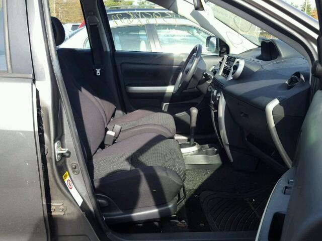 JTKKT604450091652 - 2005 TOYOTA SCION XA GRAY photo 5