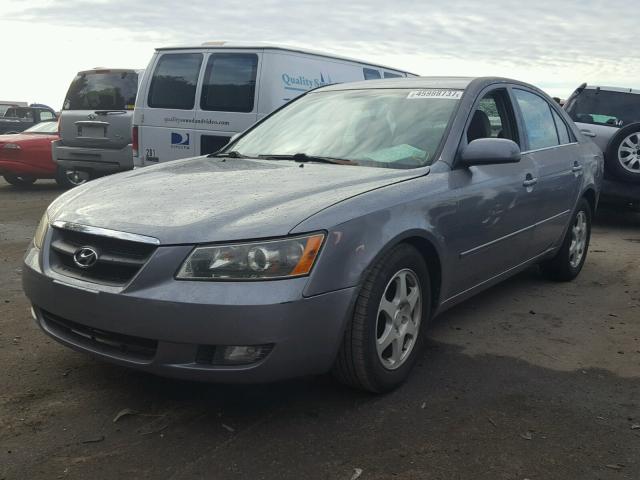 5NPEU46F16H061236 - 2006 HYUNDAI SONATA GLS GRAY photo 2