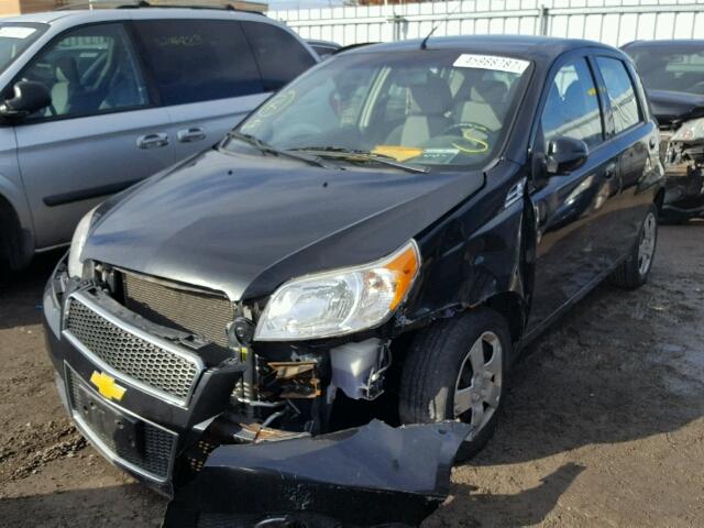 3G1TB6DE8AL135305 - 2010 CHEVROLET AVEO LS 蓝色 照片 2