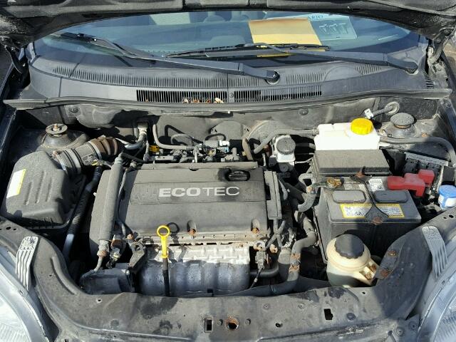 3G1TB6DE8AL135305 - 2010 CHEVROLET AVEO LS 蓝色 照片 7