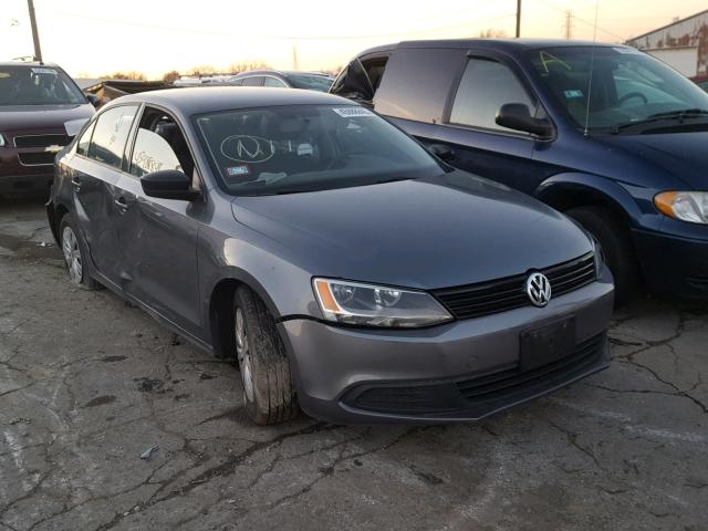 3VW2K7AJXBM338134 - 2011 VOLKSWAGEN JETTA BASE GRAY photo 1