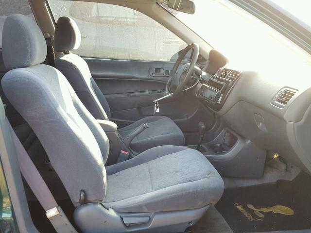1HGEJ8243YL065423 - 2000 HONDA CIVIC EX GREEN photo 5