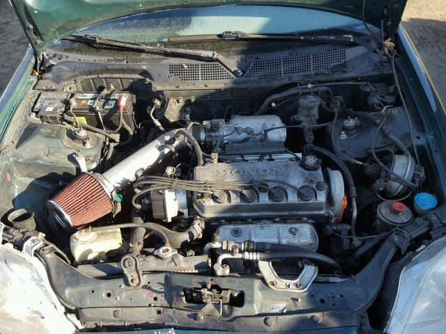 1HGEJ8243YL065423 - 2000 HONDA CIVIC EX GREEN photo 7