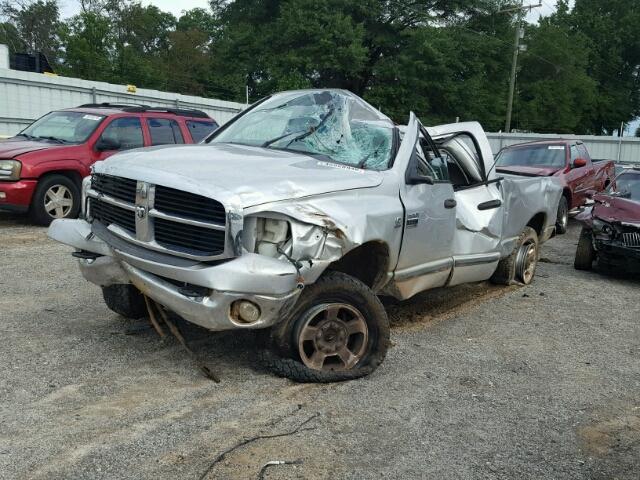 3D7KS28A67G818081 - 2007 DODGE RAM 2500 S SILVER photo 2