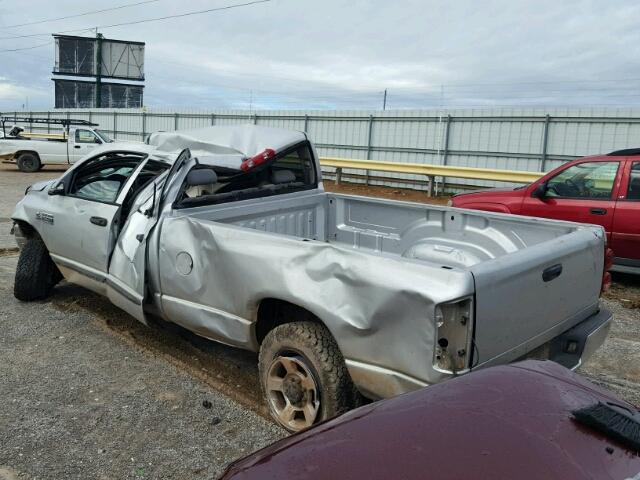 3D7KS28A67G818081 - 2007 DODGE RAM 2500 S SILVER photo 3