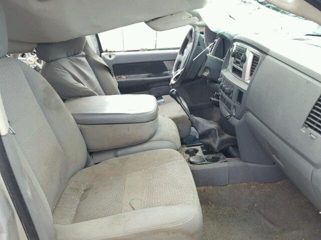 3D7KS28A67G818081 - 2007 DODGE RAM 2500 S SILVER photo 5