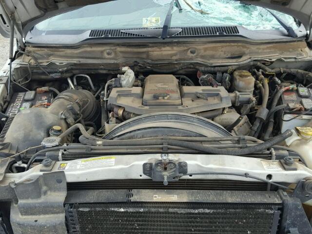 3D7KS28A67G818081 - 2007 DODGE RAM 2500 S SILVER photo 7