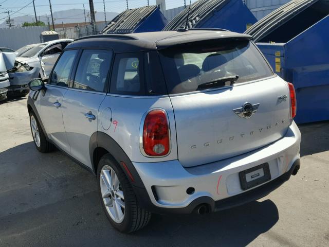 WMWZC3C50EWT00937 - 2014 MINI COOPER S C SILVER photo 3