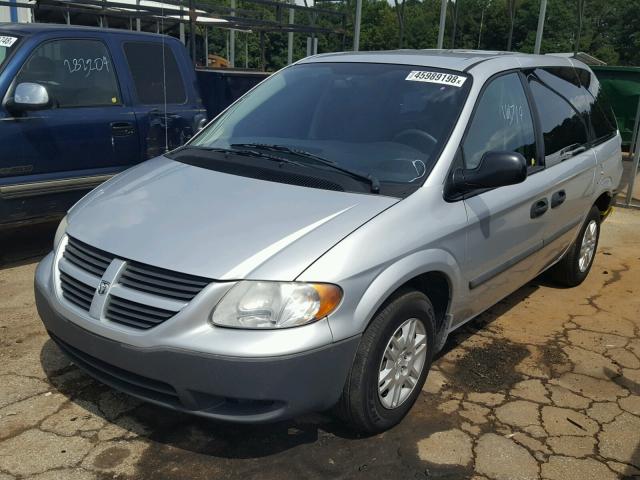 1D4GP25BX7B118686 - 2007 DODGE CARAVAN SE SILVER photo 2