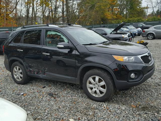 5XYKT3A10BG184782 - 2011 KIA SORENTO BA BLACK photo 1