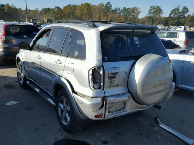 JTEHD20V746017133 - 2004 TOYOTA RAV4 SILVER photo 3