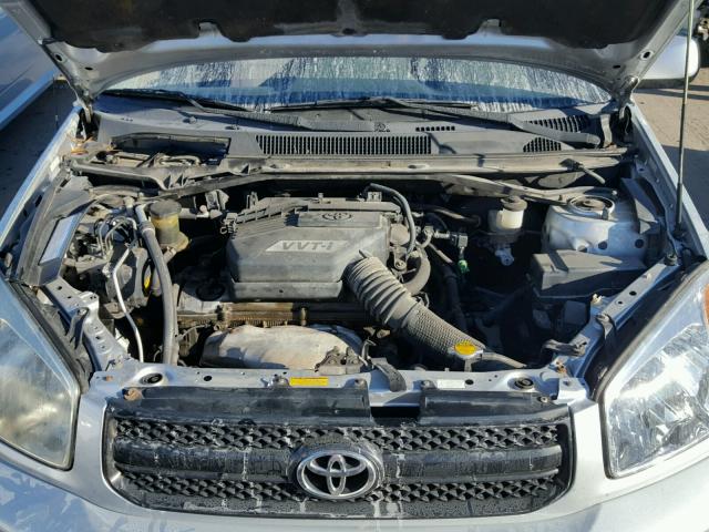 JTEHD20V746017133 - 2004 TOYOTA RAV4 SILVER photo 7