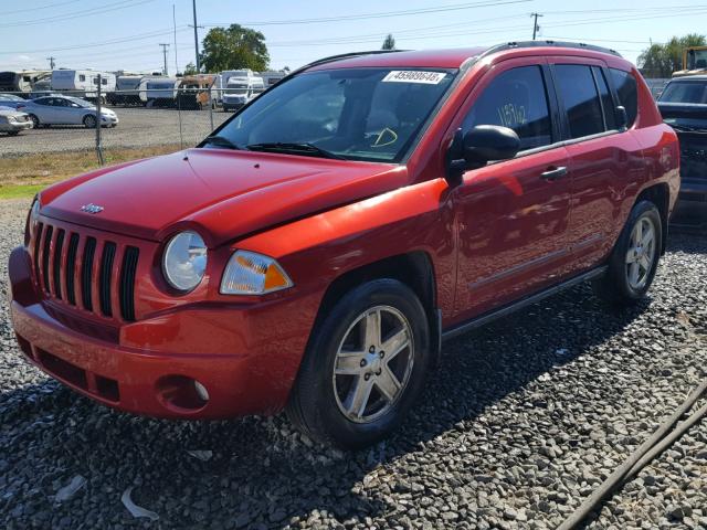 1J4NT4FB3AD505239 - 2010 JEEP COMPASS SP RED photo 2