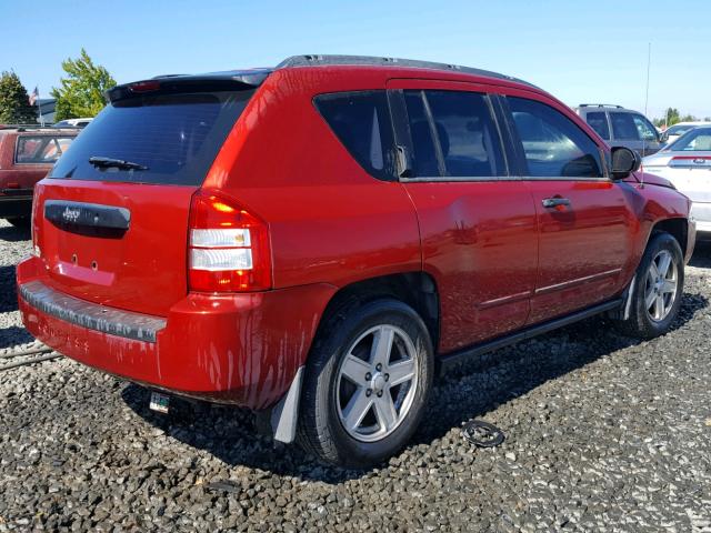 1J4NT4FB3AD505239 - 2010 JEEP COMPASS SP RED photo 4
