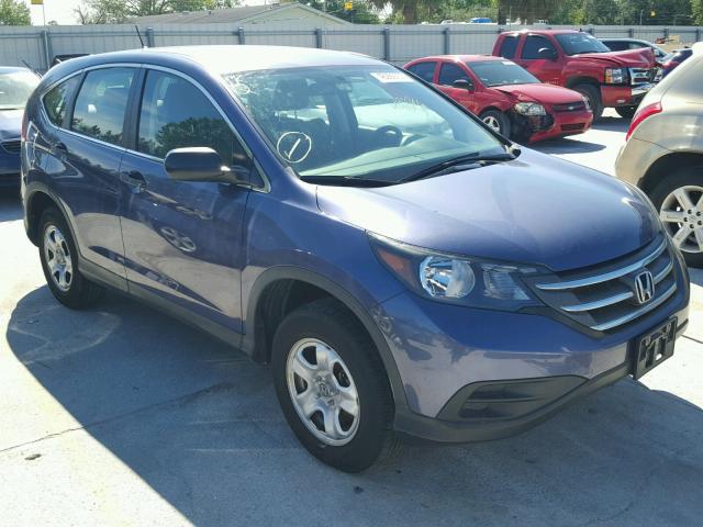 2HKRM4H36EH615860 - 2014 HONDA CR-V BLUE photo 1