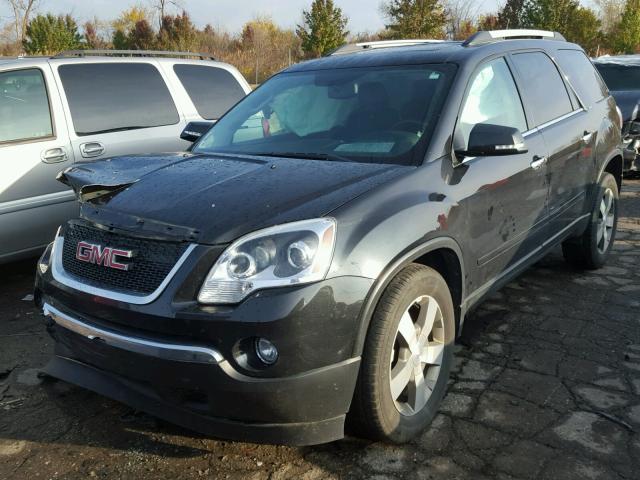 1GKKVRED5BJ196884 - 2011 GMC ACADIA SLT შავი ფოტო 2