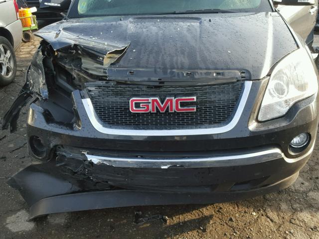 1GKKVRED5BJ196884 - 2011 GMC ACADIA SLT შავი ფოტო 7