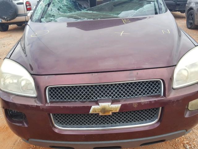 1GNDV33L96D140664 - 2006 CHEVROLET UPLANDER L 勃艮第红 照片 7