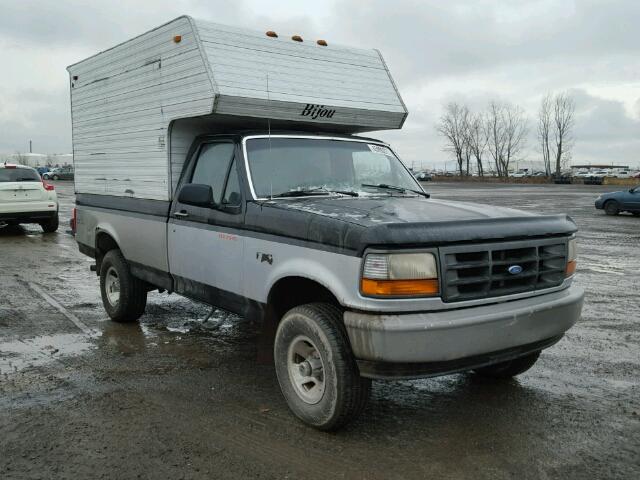 1FTEF14Y1TLA30850 - 1996 FORD F150 GRAY photo 1