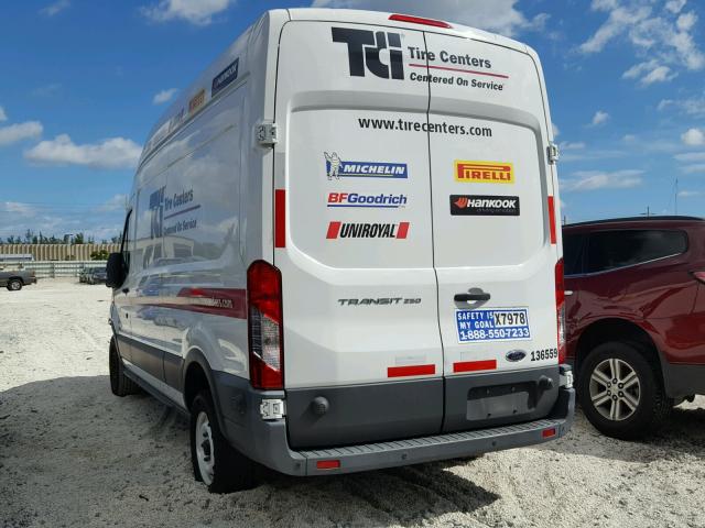 1FTNR2XM2FKB08519 - 2015 FORD TRANSIT T- WHITE photo 3