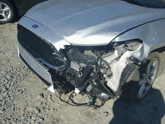 3FA6P0H78ER142410 - 2014 FORD FUSION SE SILVER photo 9