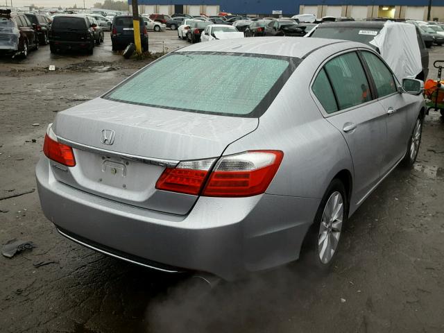 1HGCR2F81DA177475 - 2013 HONDA ACCORD EXL SILVER photo 4