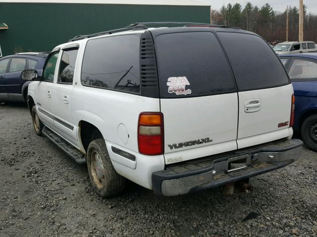 3GKFK16TX1G203362 - 2001 GMC YUKON XL K WHITE photo 3