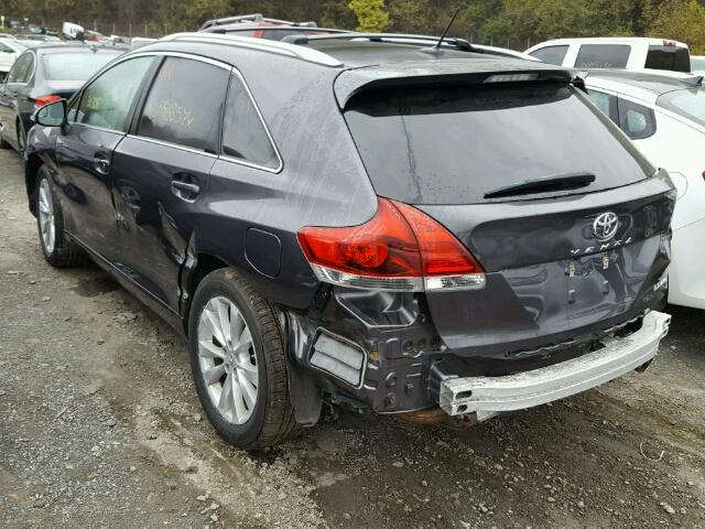 4T3BA3BB1FU068401 - 2015 TOYOTA VENZA GRAY photo 3