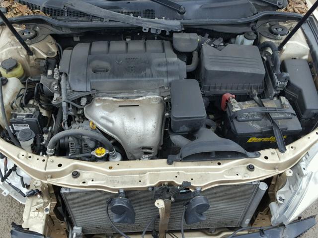 4T1BF3EK8BU658515 - 2011 TOYOTA CAMRY BASE BEIGE photo 7