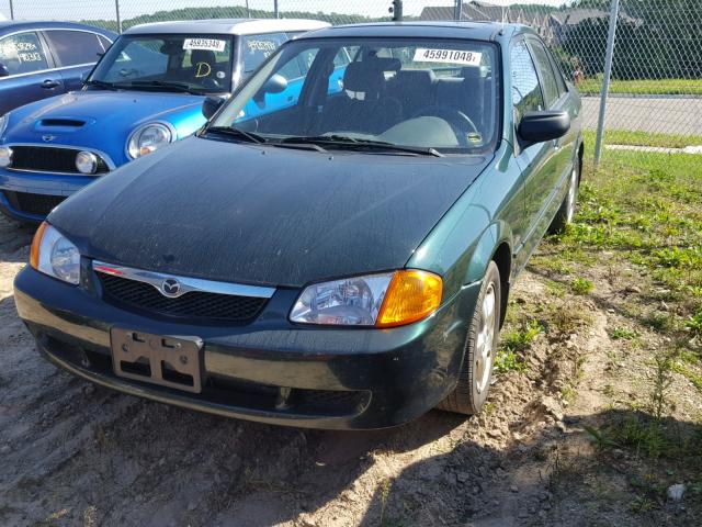 JM1BJ2210X0178220 - 1999 MAZDA PROTEGE ES 绿色 照片 2