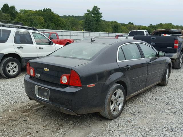 1G1ZC5EB4AF226054 - 2010 CHEVROLET MALIBU 1LT BLACK photo 4