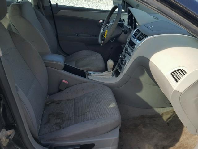 1G1ZC5EB4AF226054 - 2010 CHEVROLET MALIBU 1LT BLACK photo 5
