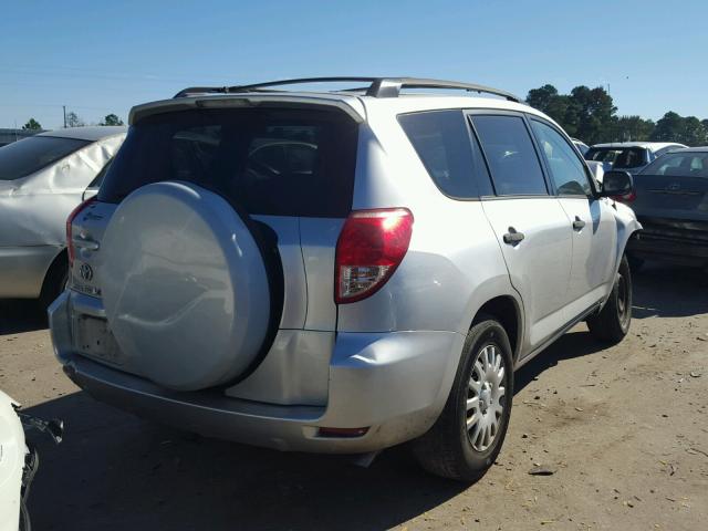 JTMZD33V475058615 - 2007 TOYOTA RAV4 SILVER photo 4