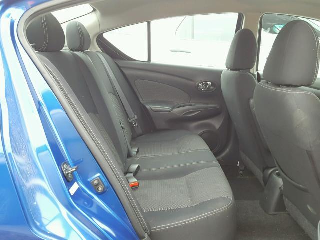 3N1CN7AP0EL839386 - 2014 NISSAN VERSA S BLUE photo 6